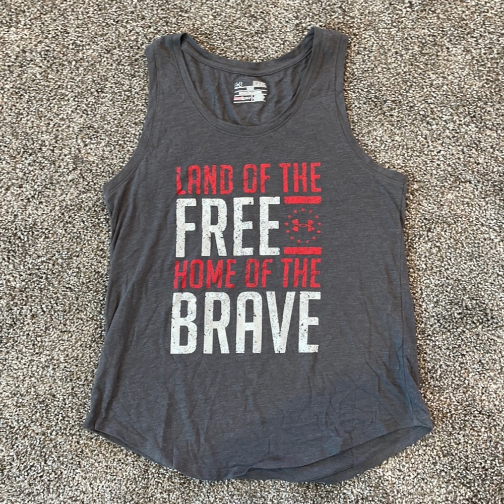 Under Armour Land of the Free Tank women’s size small